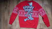 Świąteczny sweter Looney Tunes L Nowy !!!