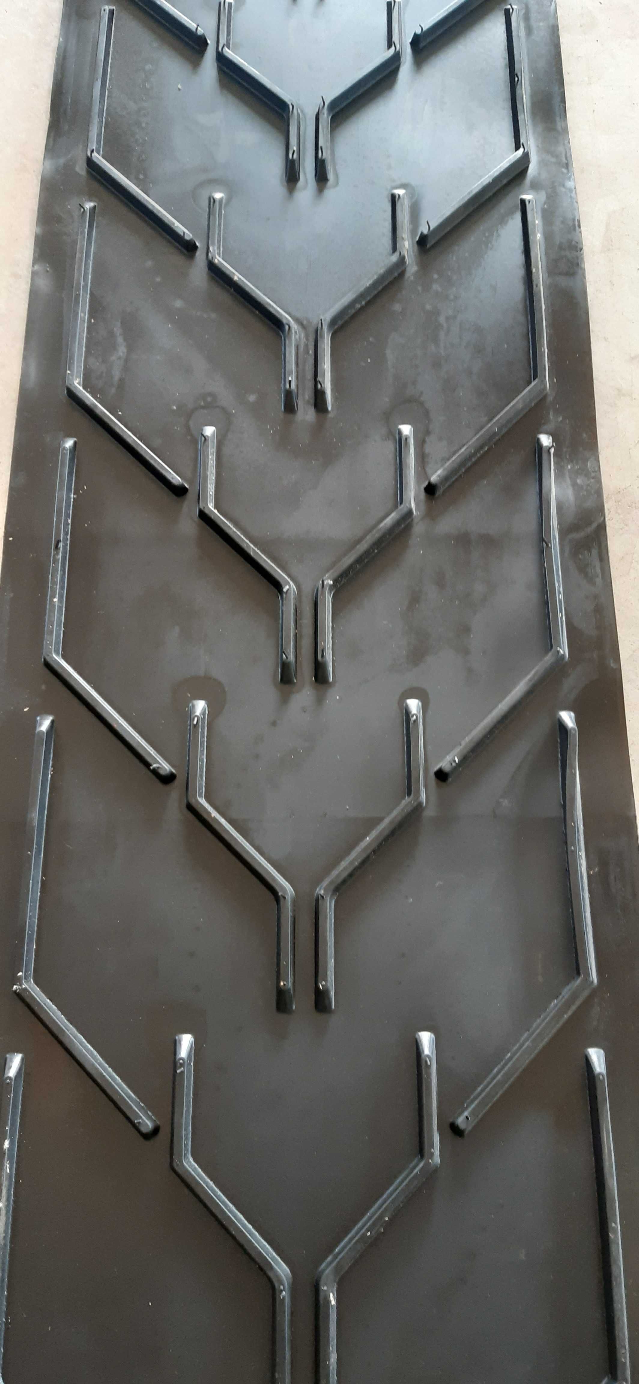 Taśma przenośnikowa 800 mm, jodełka , chevron,  bardzo dobra jakość