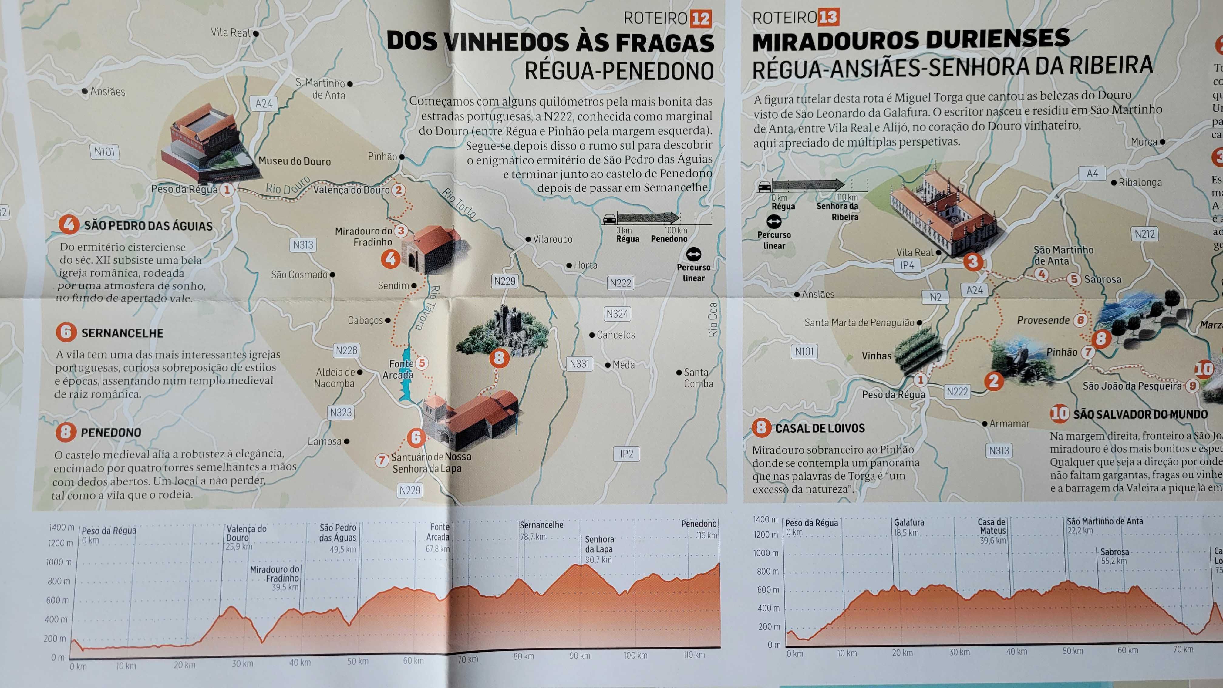 Roteiros Expresso- 15 percursos de norte a sul, lugares únicos