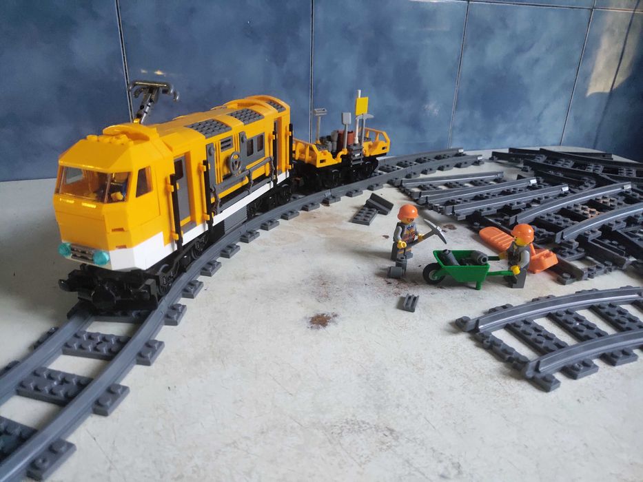 Железная дорога. Поезд. Лего. Конструктор. Lego