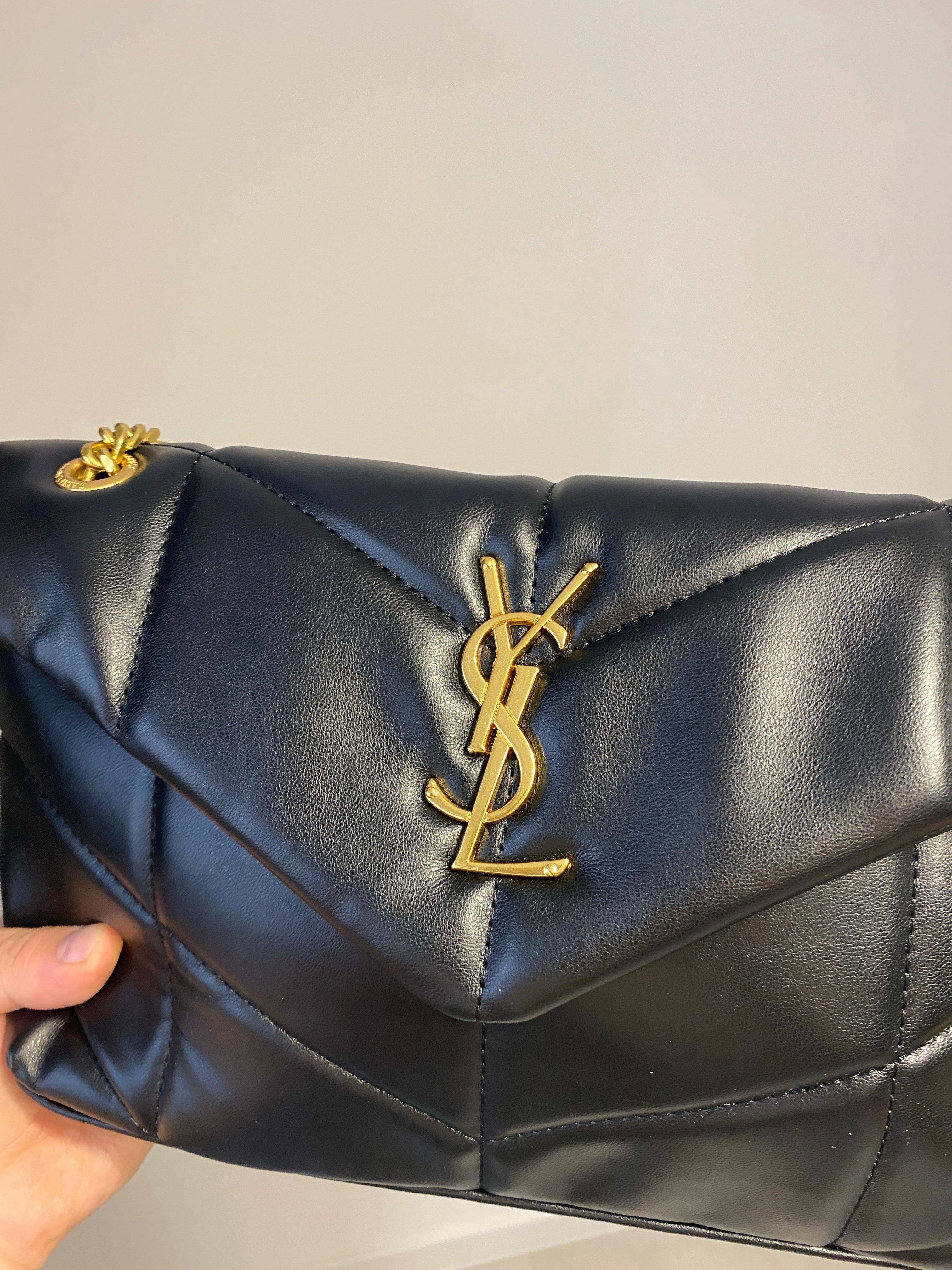 Saint Laurent toy torebka skóra naturalna