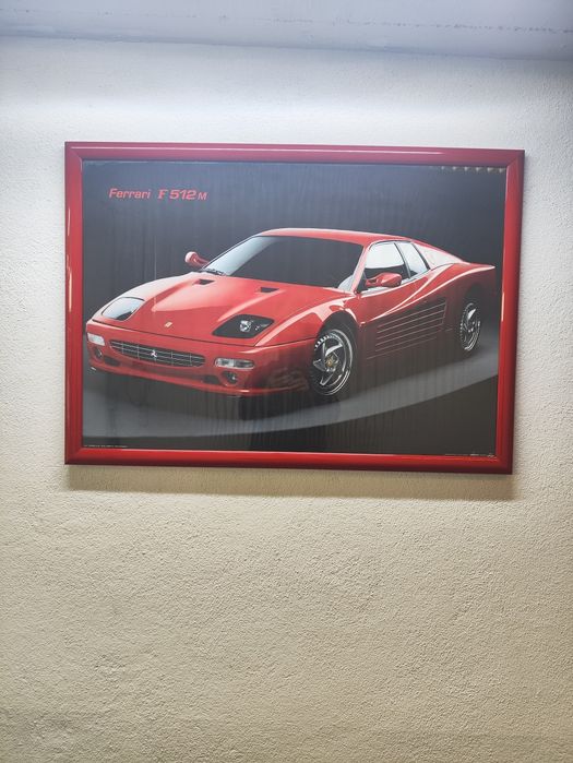 Quadro antigo Ferrari 512m