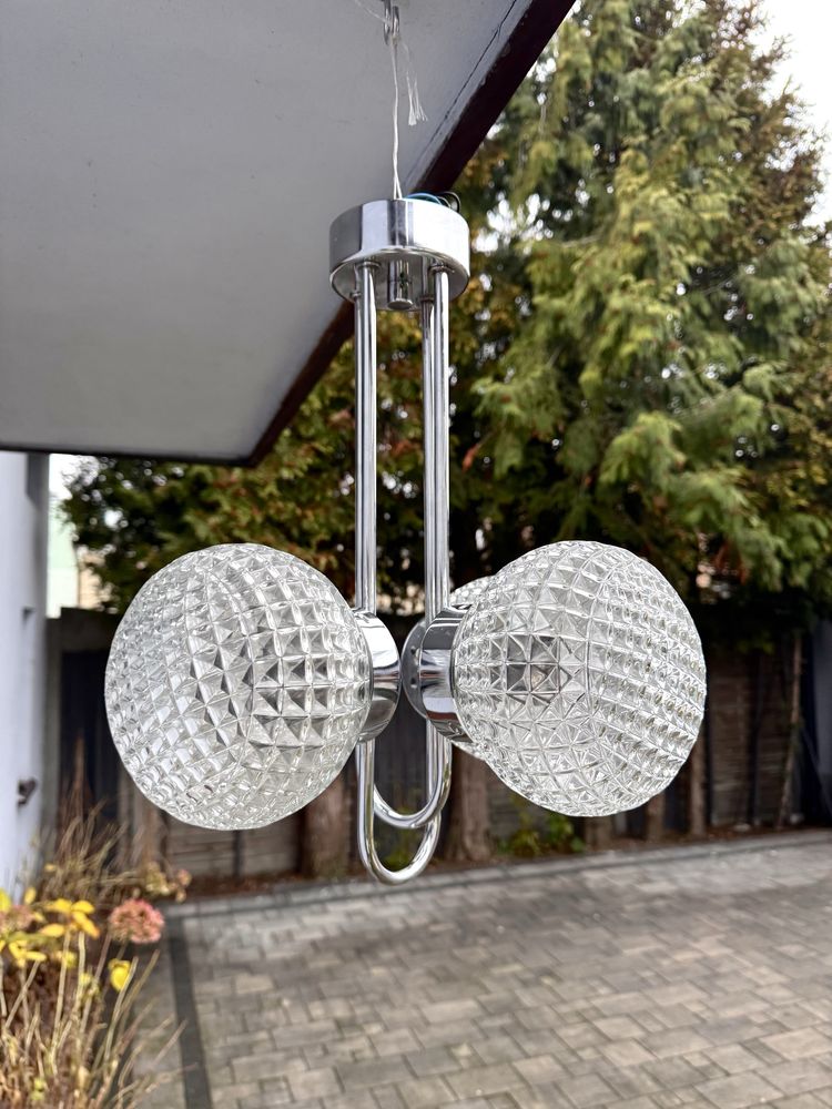Lampa wiszaca. Czechoslowacja.Vintage