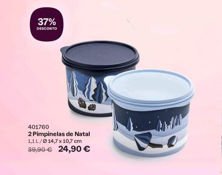 Congeladoras Tupperware 1,1 L  e outras promoções imperdíveis