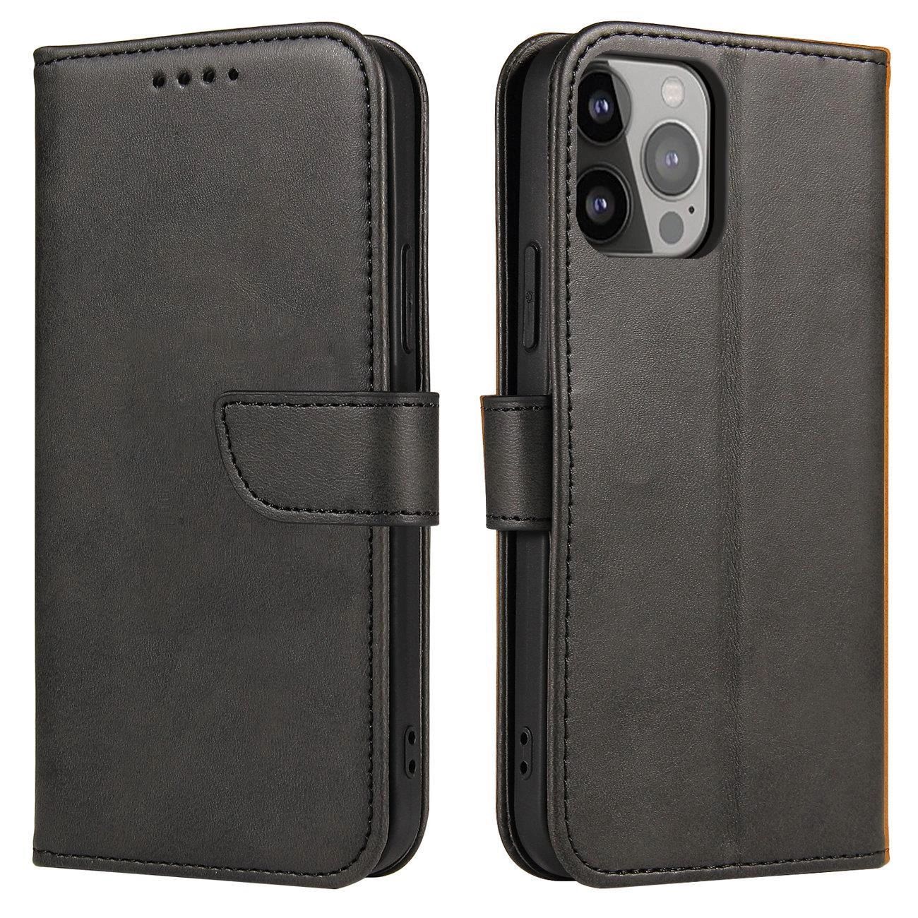 Etui Z Klapką I Portfelem Magnet Case Do Tecno Spark 10 - Czarne