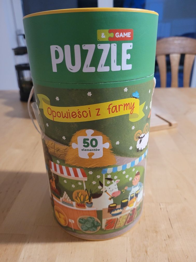 Nowe Puzzle w tubie Opowieści z farmy