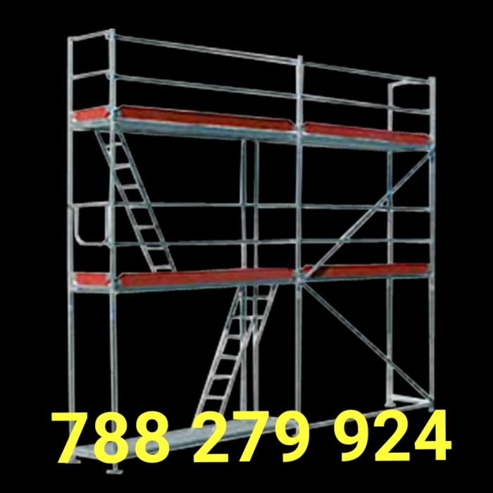 Wynajem rusztowań od 16gr/m2 !!!﻿ Rusztowania fasadowe Plettac !