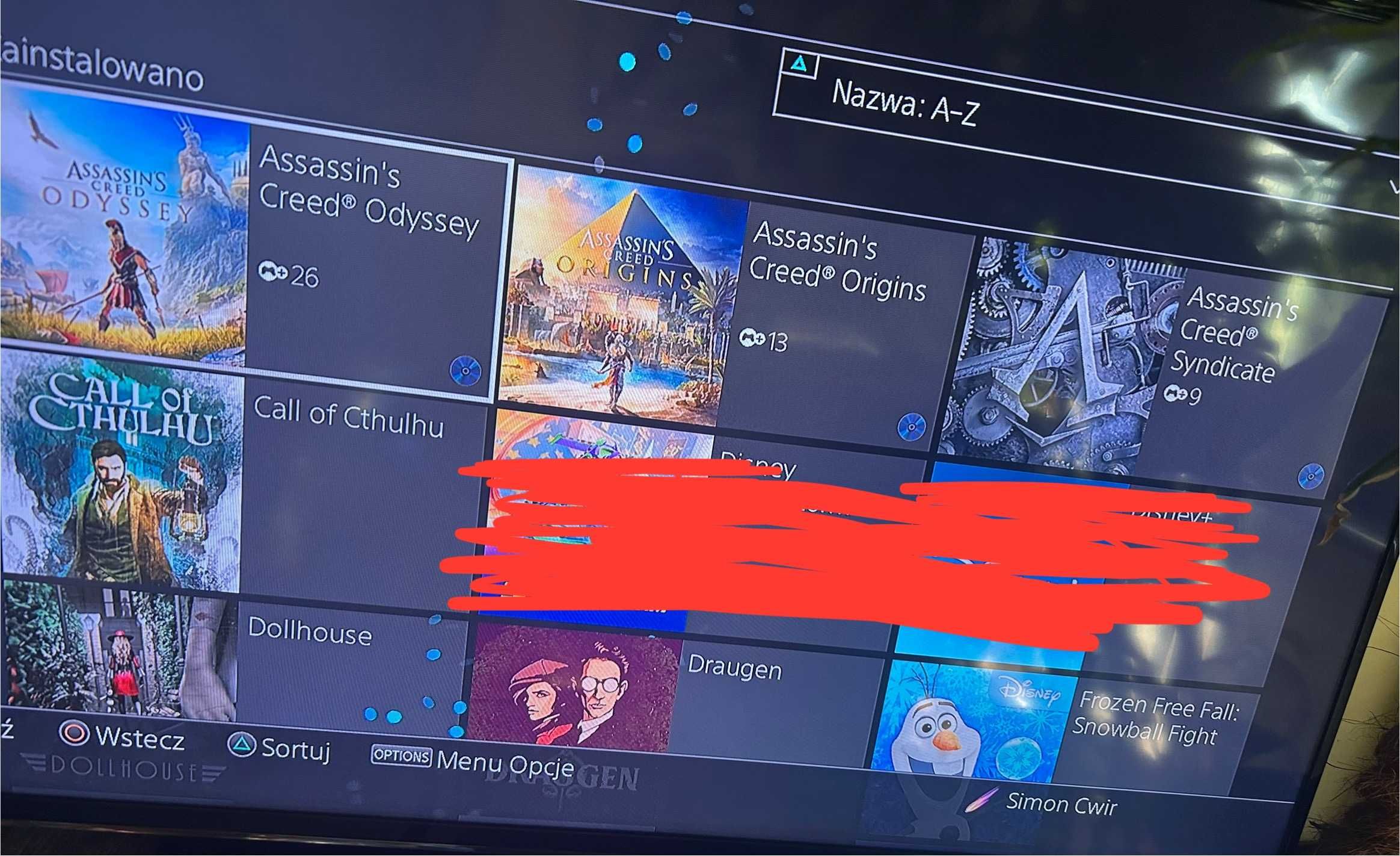 PS4 The Sims 4 kolekcja RDR2 Witcher 3 Tomb Raider AC Assassin's Creed