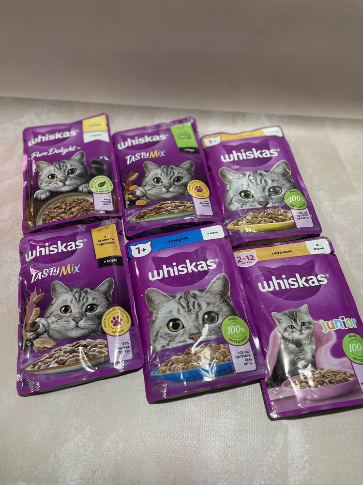 Корма для котов Whiskas Корм для котів Whiskas