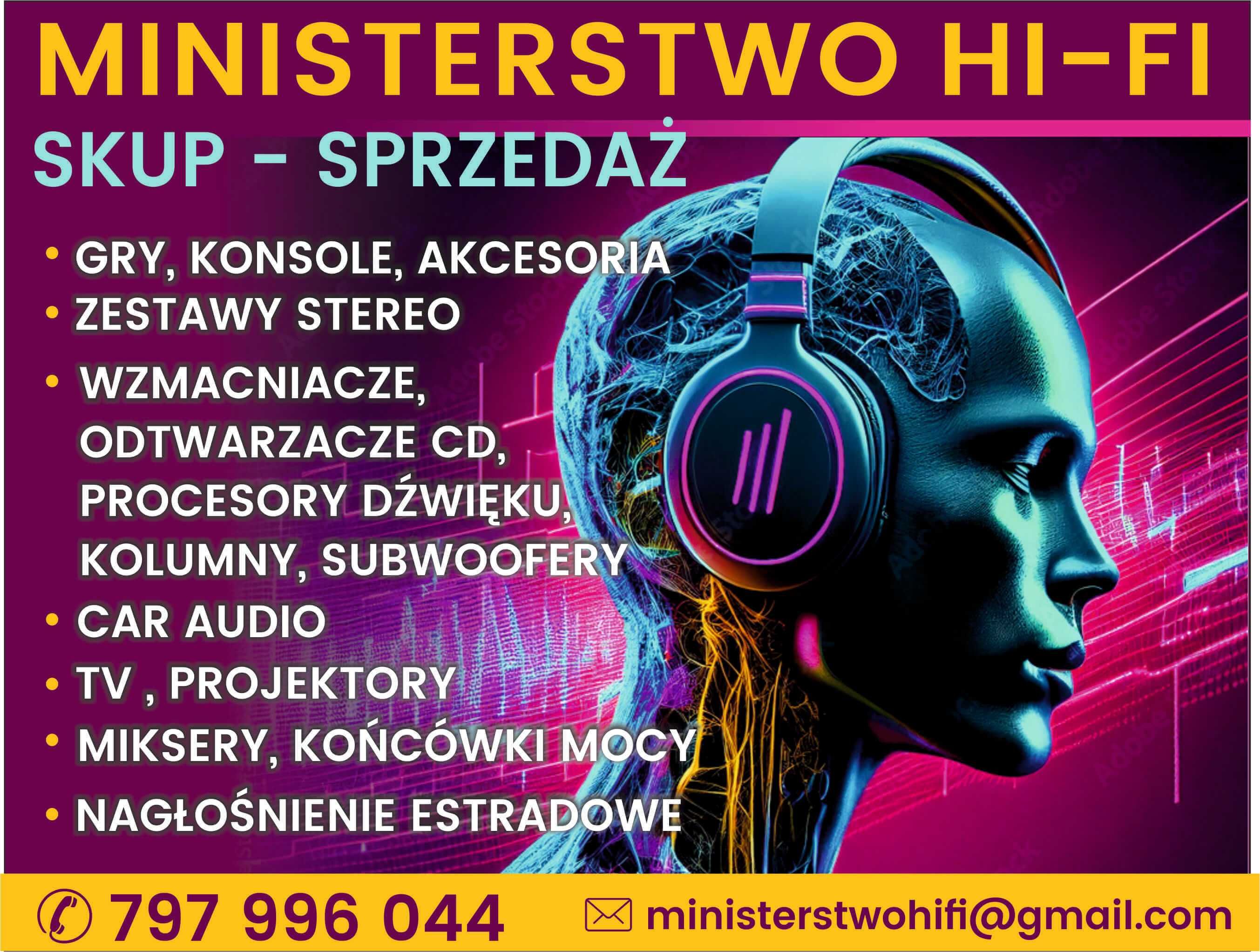 Skup sprzętu audio: wzmacniacze, tunery, kolumny, magnetofony etc ...