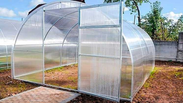 Szklarnia Tunel 3x8m z poliwęglanu komorowego 4mm, profil 40x20mm
