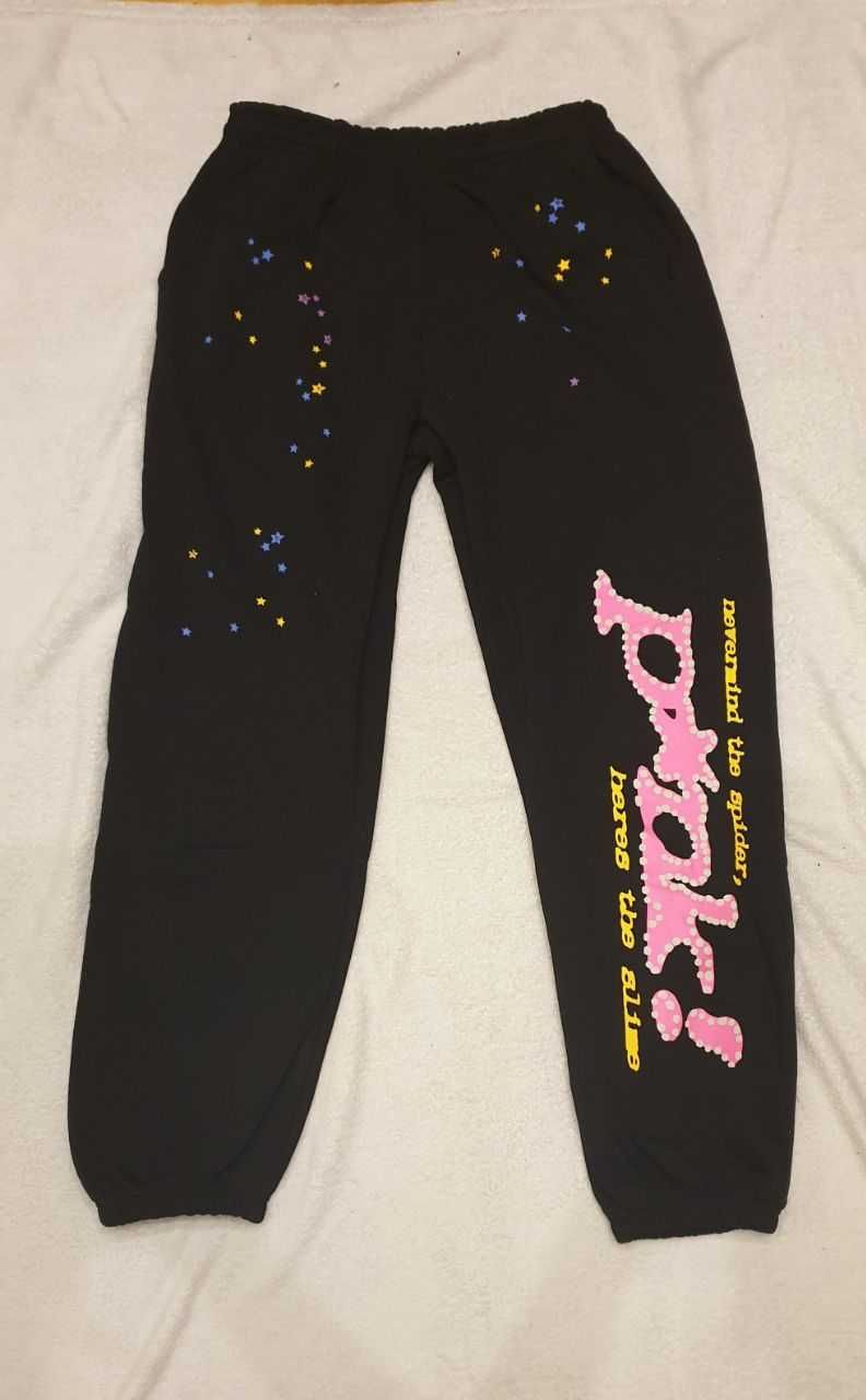 Штани Sp5der Young Thug Black Pink! Trousers
