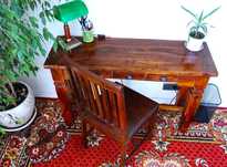 Biurko z twardego drewna egzotycznego w Indyjskim stylu z AlmiDecor