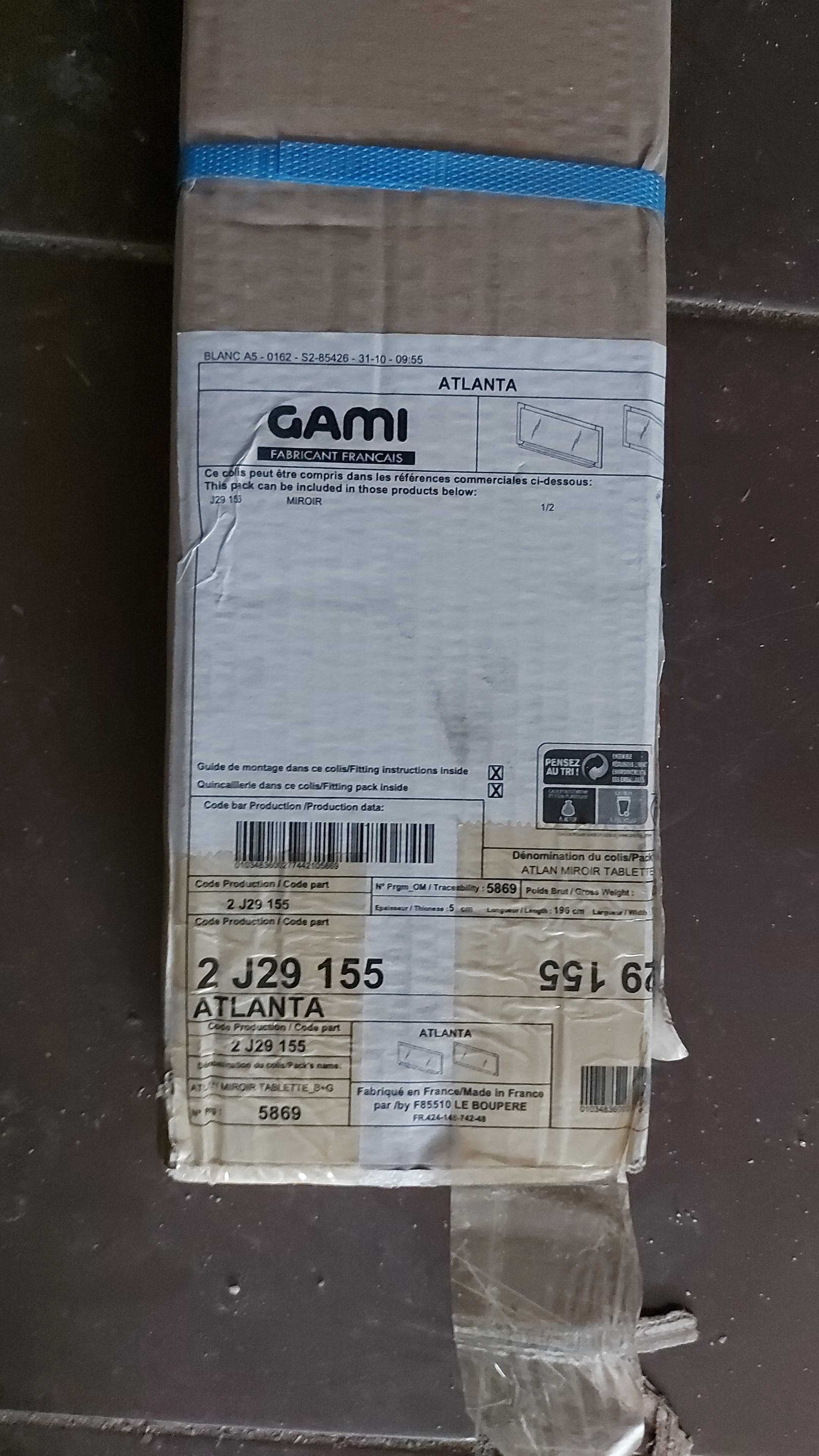 GAMI Conforama – Espelho Atlanta Chene Fusa, Novo e em Caixa