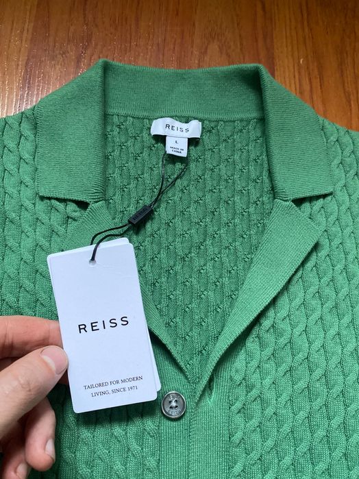 Reiss мужское вязаное поло