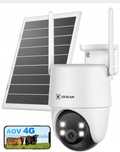 COCOCAM Kamera Zewnętrzna 4G LTE z SIM 15000mAh Solar 2K PTZ Nocna Wiz
