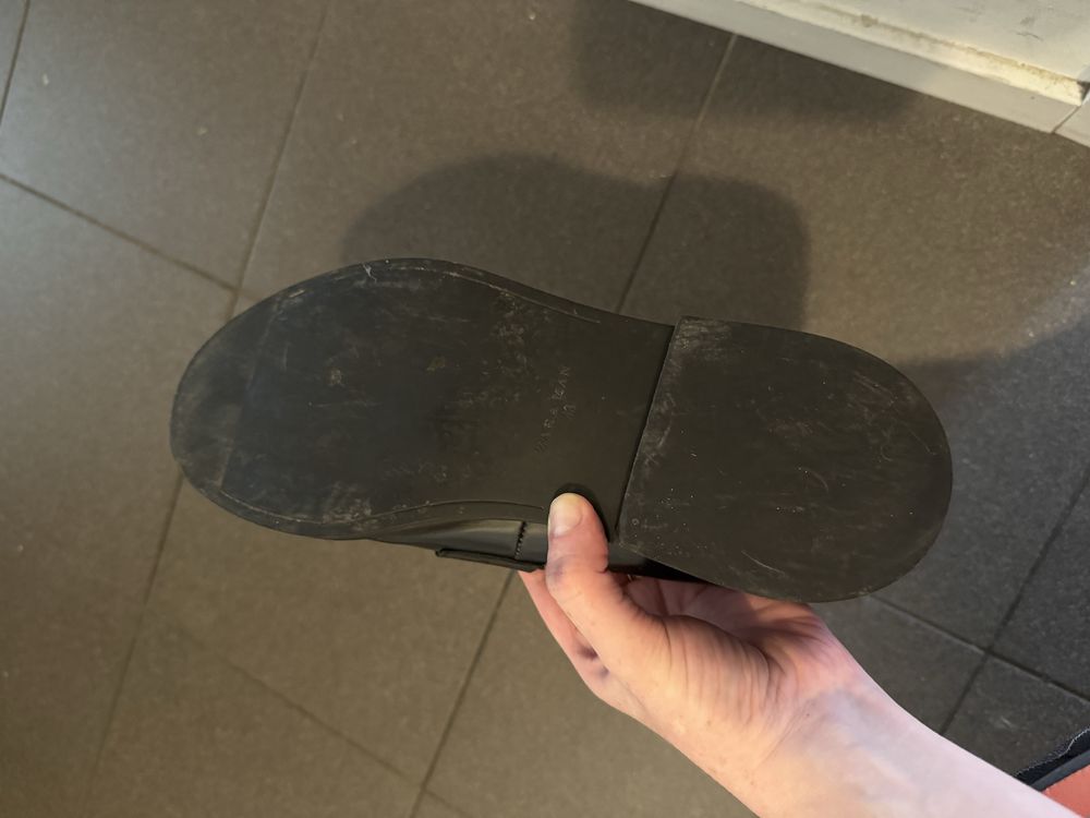 Чоловічі чорні лофери Zara 43 р