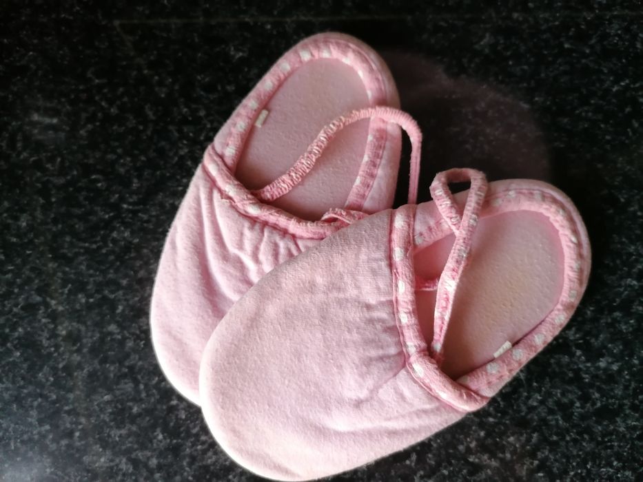Pantufas Zara em tecido