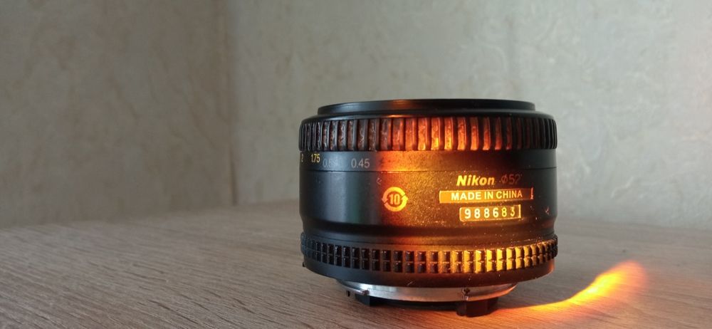 Об'єктив Nikkor 50 f1.8