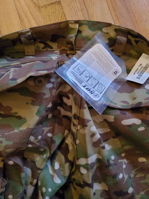 Вогнестійкі армійські бойові штани  Multicam   + коліна