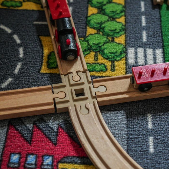 Małe skrzyżowanie do torów drewnianych