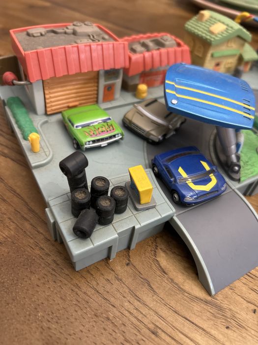 Simple wishes maquete cidade miniatura comboio carrinhos pista