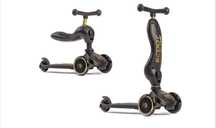Scoot & Ride Highwaykick 1 Jeździk i hulajnoga 2w1 Black & Gold LE