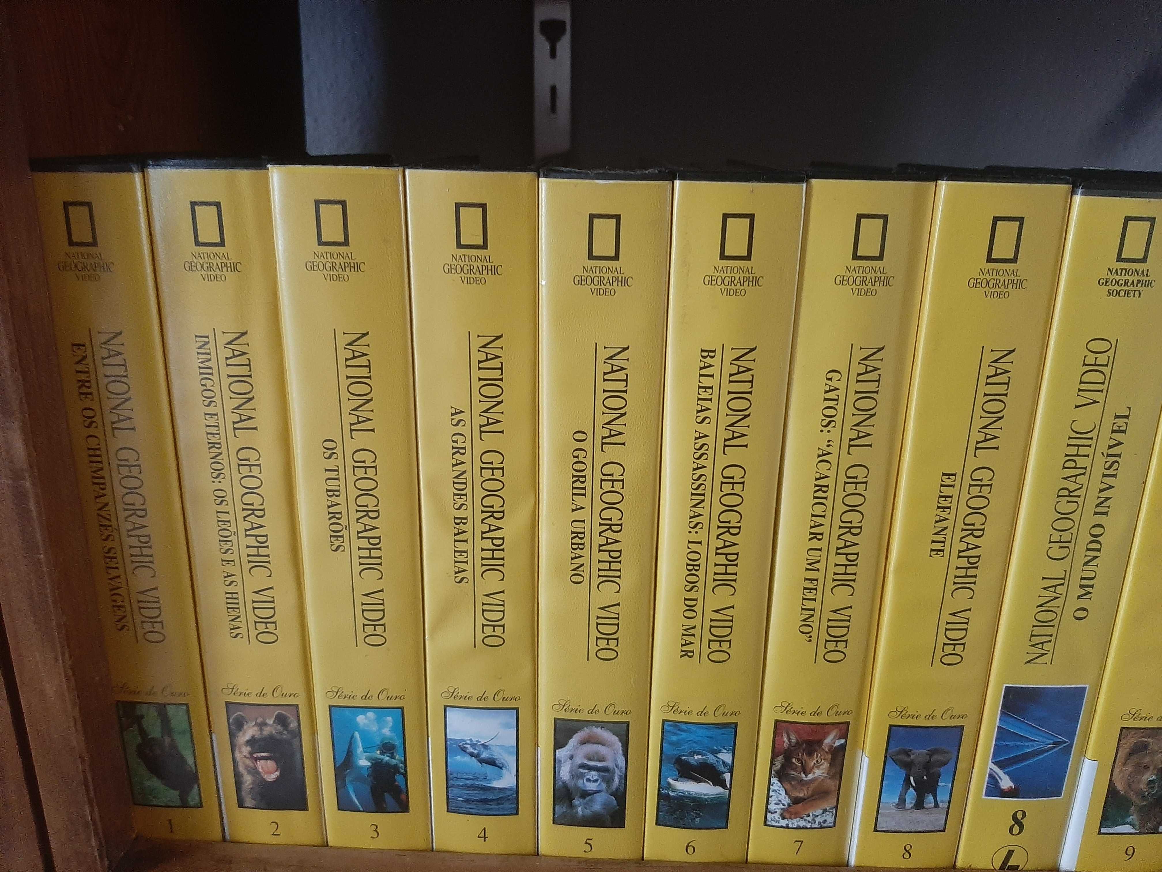 30 cassetes VHS National Geographic legendadas em Português