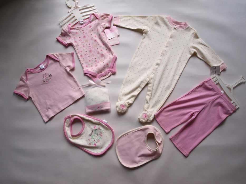 komplet dla dziewczynki BABY _ 62 / 68  nowy