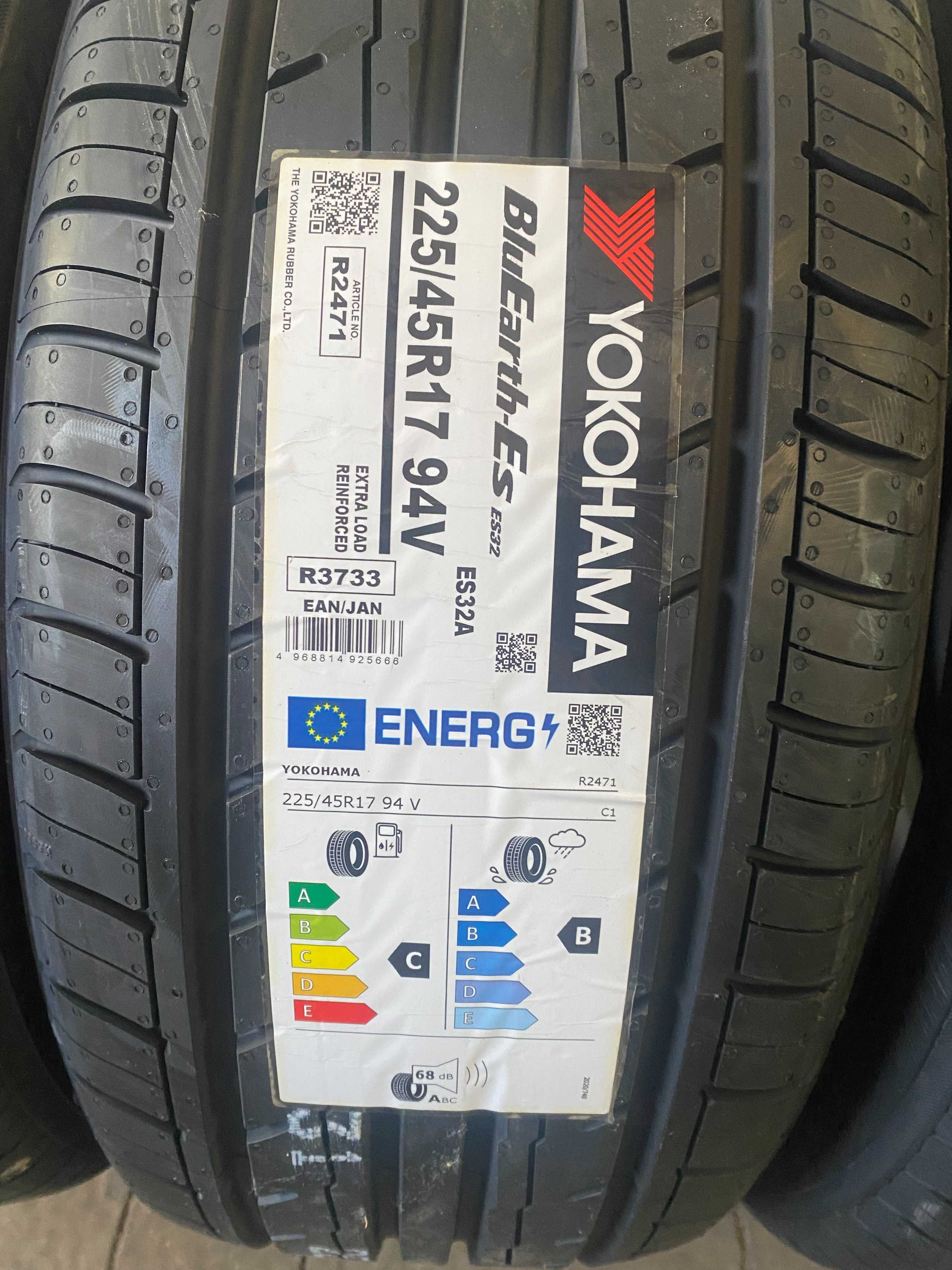 4x 225/45 R.17 94V Yokohama BluEarth-Es ES32 2024 nowa 4szt. 2szt