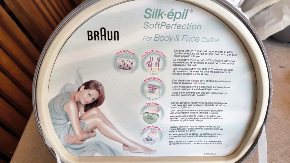 Máquina de depilação depilar Braun