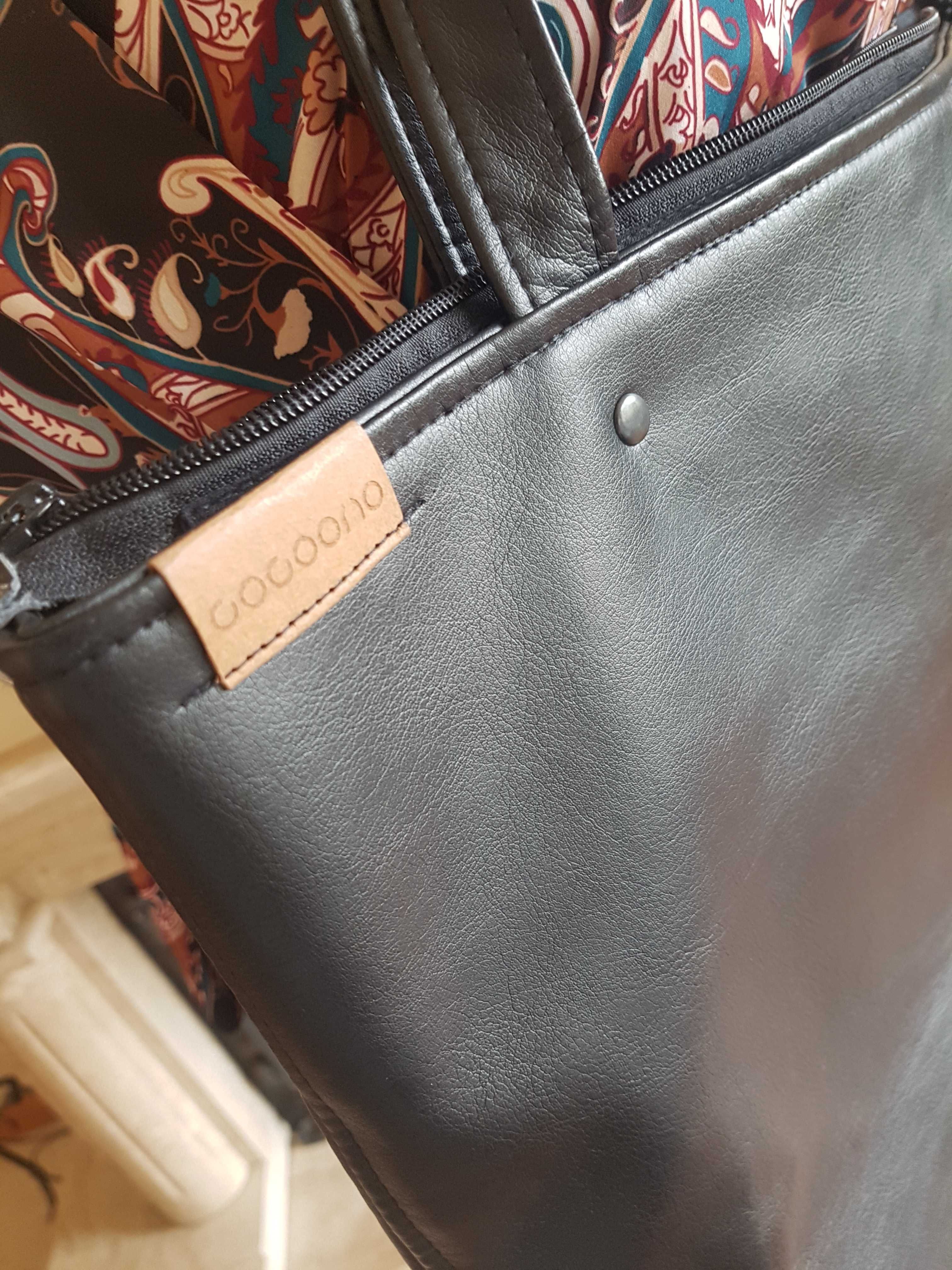 Duża torba na ramię do ręki COCOOMO złoty łańcuszek