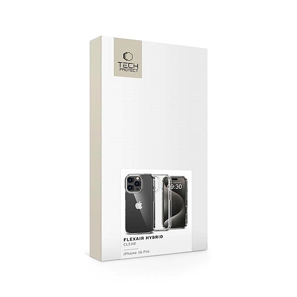 Tech-Protect Flexair Hybrid Iphone 16 Pro Clear