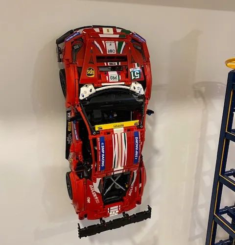 Suporte de Parede para Ferrari 488 GT (Peças de Construção)