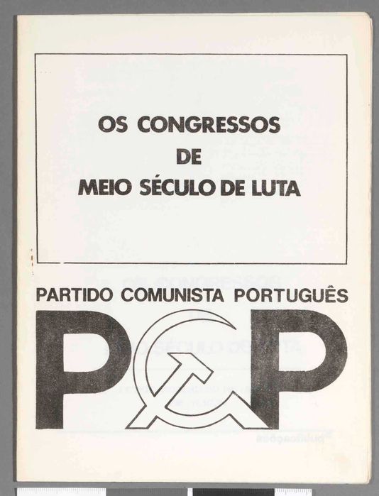 Brochura “Os congressos de meio século de luta” – PCP 1974