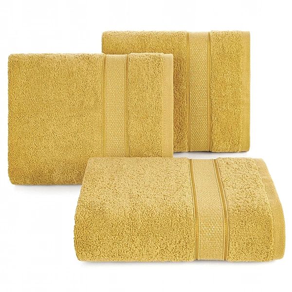 Ręcznik Kąpielowy 30x50 Bawełniany Frotte 500g/m2 Liana 12 Musztarda