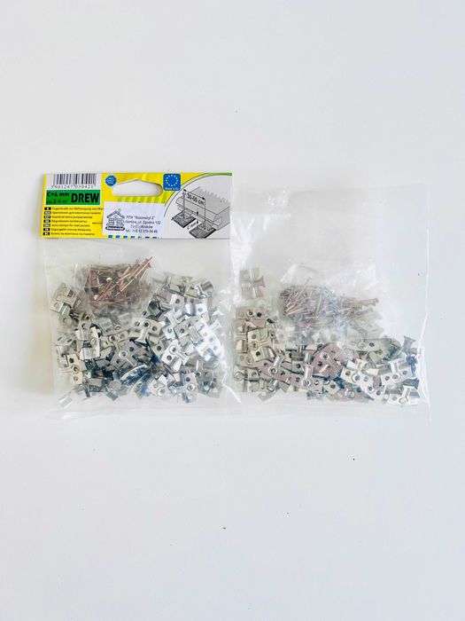 Klamerki boazeryjne 4mm 200 sztuk/ Klamerki do montażu boazerii