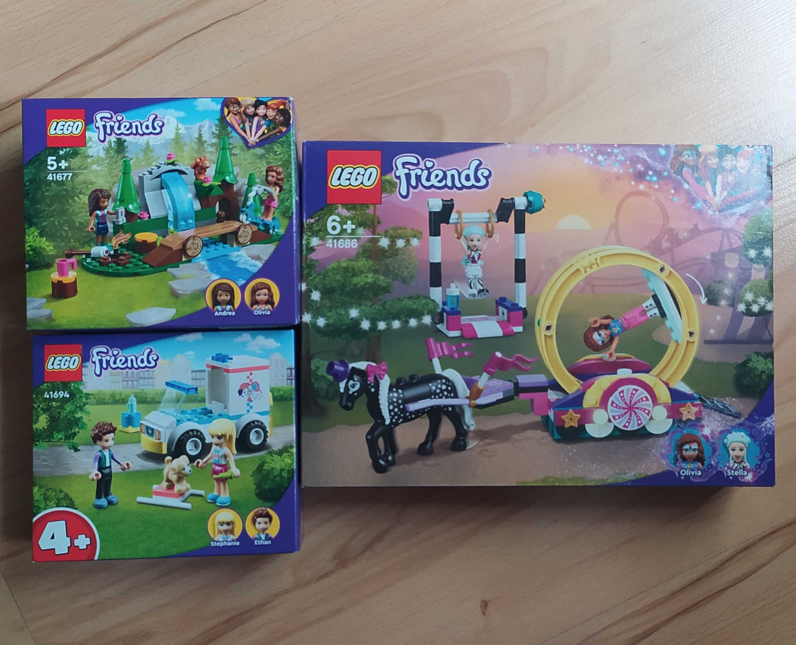Klocki Lego Friends 41686, 41694, 41677