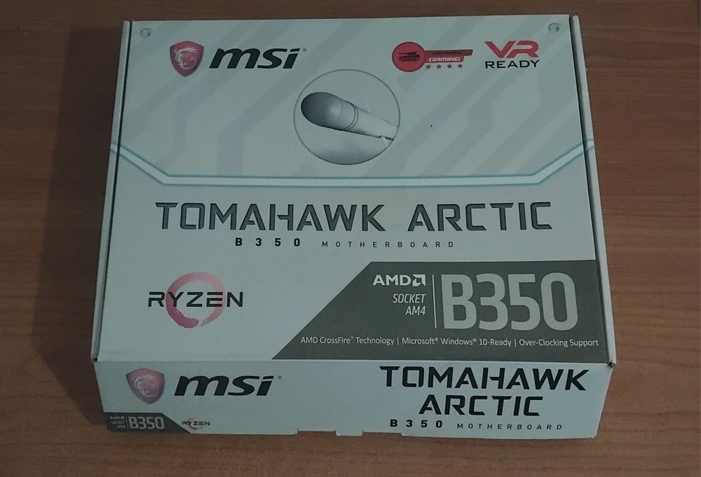 MSI Motherboard Tomahawk Arctic B350