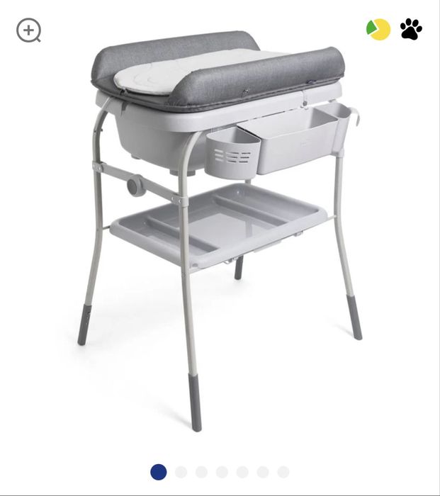 Пеленальный столик с ванночкой Chicco Cuddle & Bubble