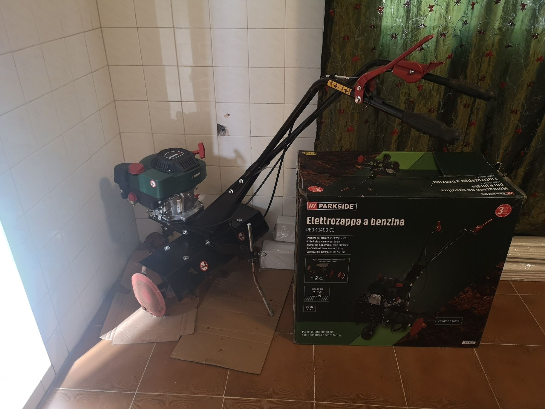 Motoenchada Parkside Gasolina  com garantia