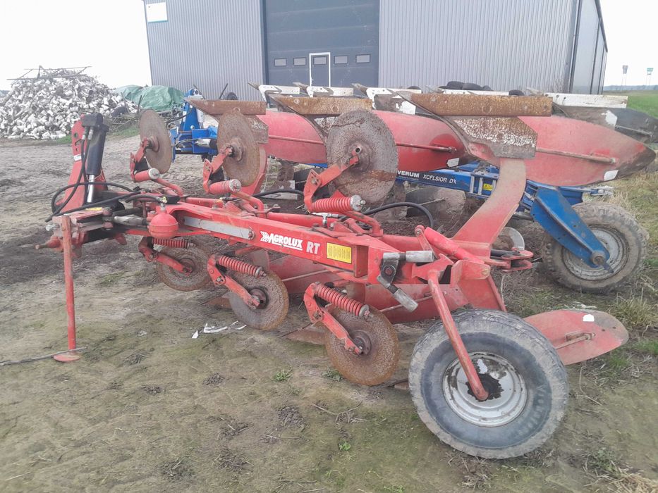 Plug 4 skibowy 3 agrolux, obrotowy lemken overum kverneland