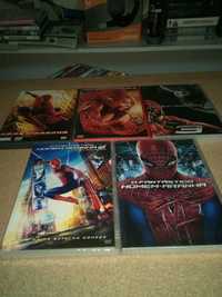 lote 8 trilogias e coleçoes, homem aranha,hellboy ,etc