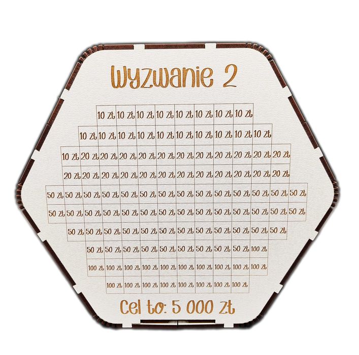 SKARBONKA do wykreślania z grawerem na urodziny „NA LEPSZE JUTRO”
