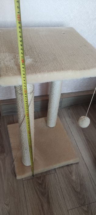 Когтеточка(Дряпка) для кішок мур-мяу для котів у сизалевій мотузці