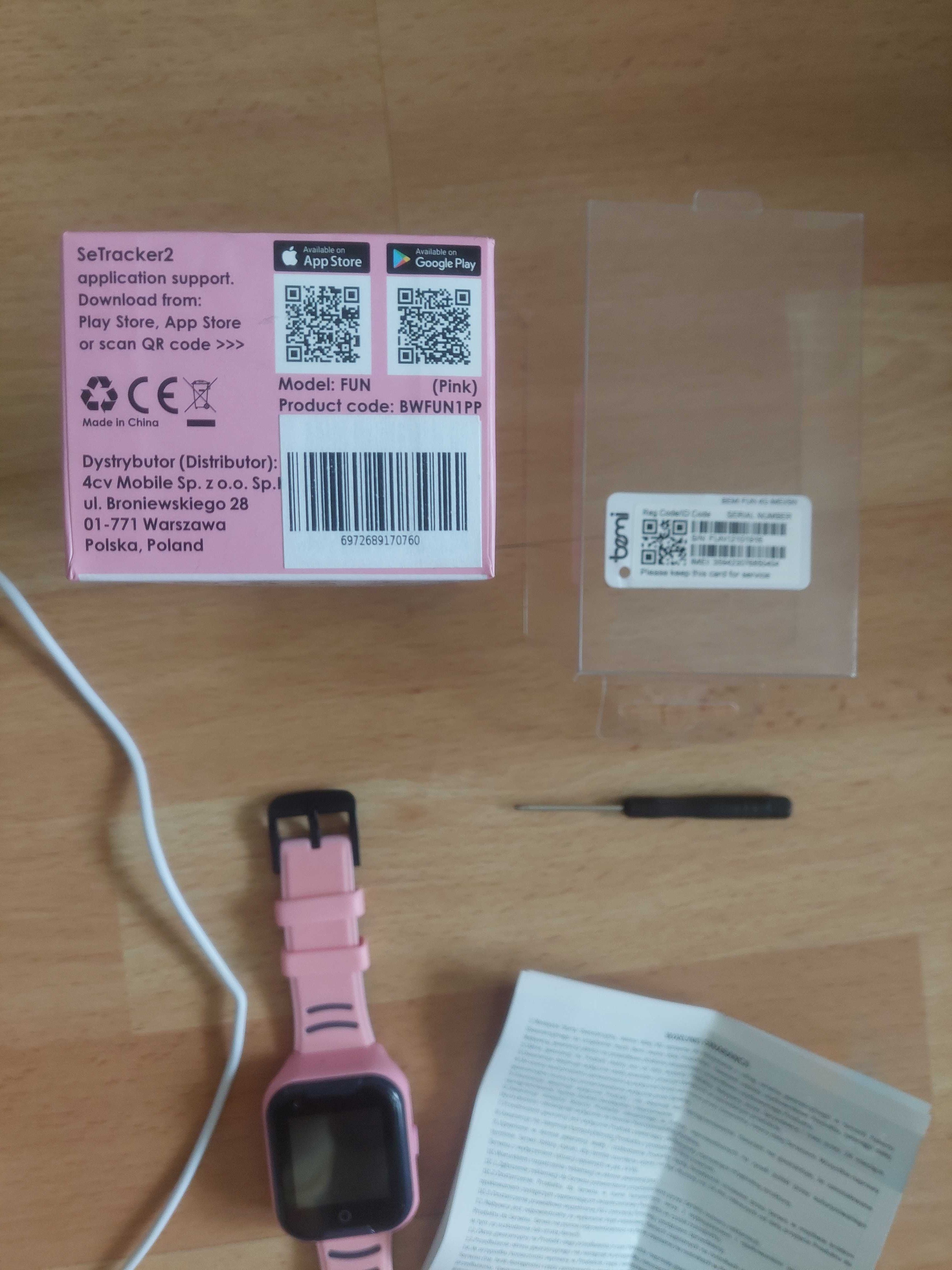 BEMI FUN code BWFUN 1PP smartwatch zegarek dziecięcy