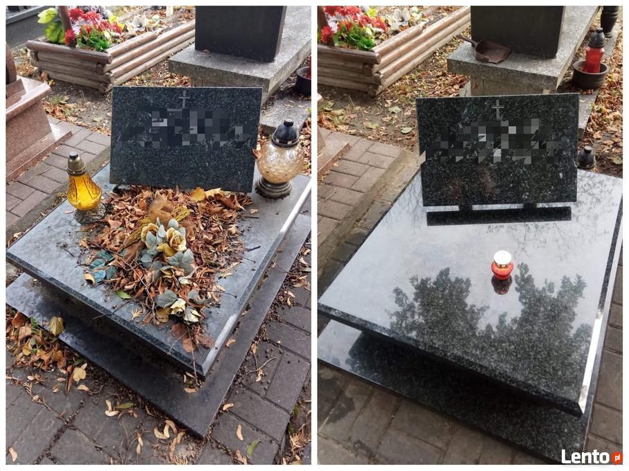 Czyszczenie pomników Sprzatanie grobów Całoroczna opieka