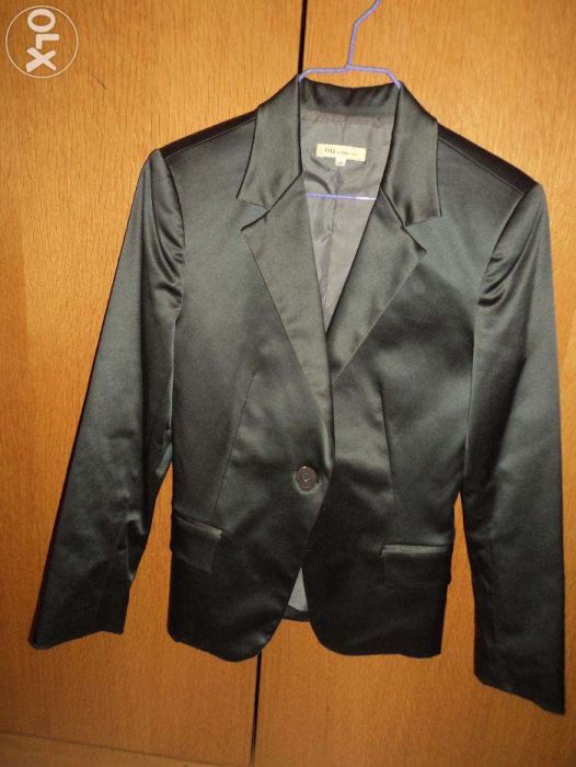 Casaco de fato cinza