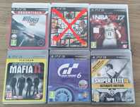 Zestaw gier na PS3 sniper gran turismo6 mafia2 NFS rivals  NBA2k17