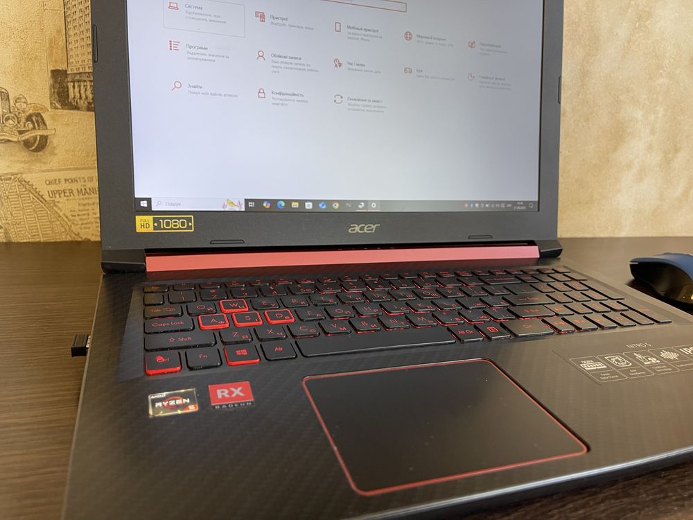 Игровой Acer Nitro 5 видеокарта 4гб